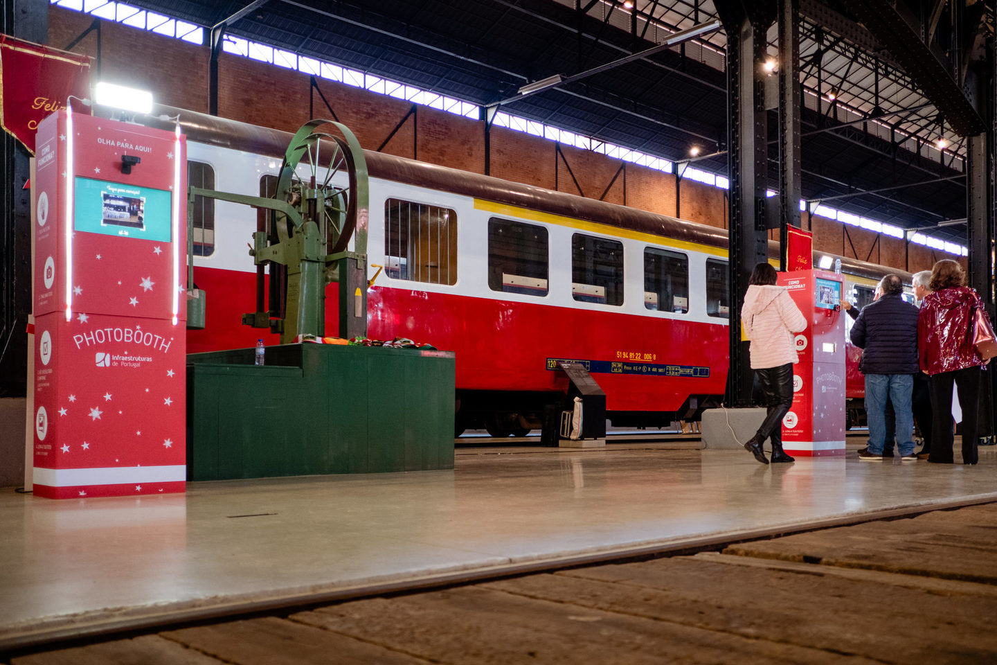 Photo booth para festas de Natal